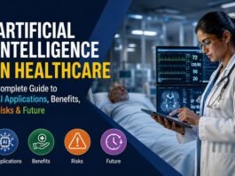Artificial Intelligence in Healthcare: Complete Guide to AI Applications, Benefits, Risks & Future Artificial Intelligence in Healthcare Complete Guide to AI Applications, Benefits, Risks & Future
