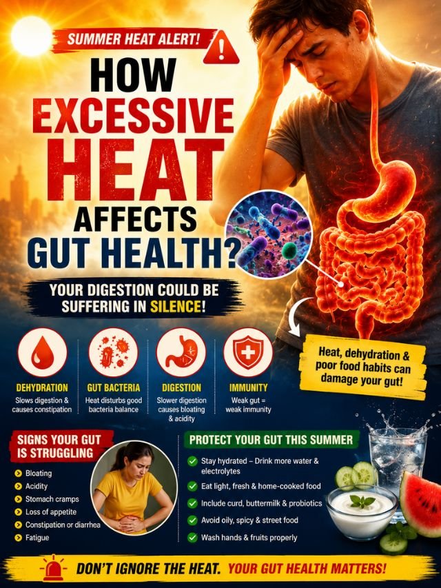 How Excessive Heat Affects Gut Health?