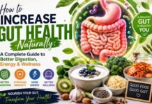 How to Increase Gut Health Naturally: A Complete Guide to Better Digestion, Energy & Wellness How to increase gut health naturally