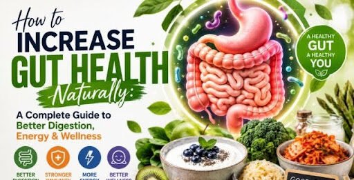 How to Increase Gut Health Naturally: A Complete Guide to Better Digestion, Energy & Wellness How to increase gut health naturally