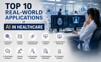 Top 10 Real-World Applications of AI in Healthcare Top 10 Real-World Applications of AI in Healthcare