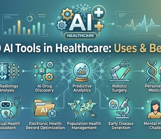 Top 10 AI Tools in Healthcare: Features, Uses, Benefits and Limitations Top AI Tools in Healthcare